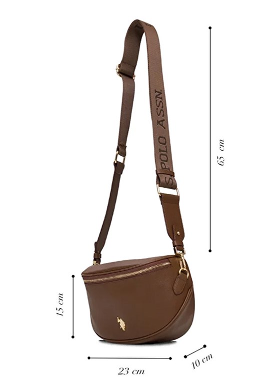 US POLO ASSN Kahverengi Kadın Bel Çantası