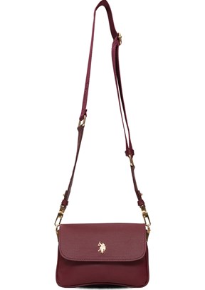 US POLO ASSN - US25600 Kadın Bordo Çapraz Çanta