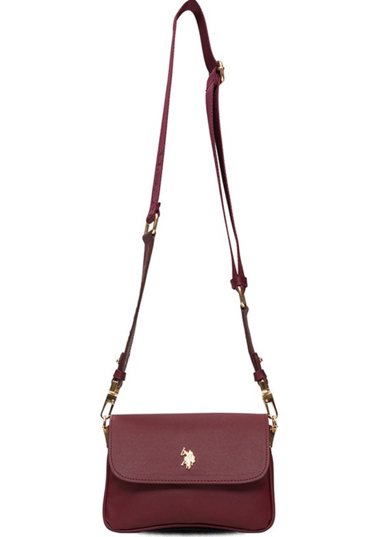 US POLO ASSN - US25600 Kadın Bordo Çapraz Çanta