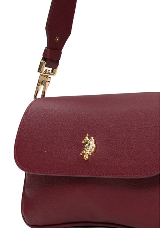 US POLO ASSN - US25600 Kadın Bordo Çapraz Çanta