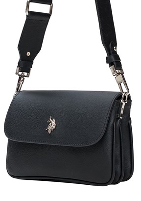 US POLO ASSN - US25600 Kadın Siyah Çapraz Çanta