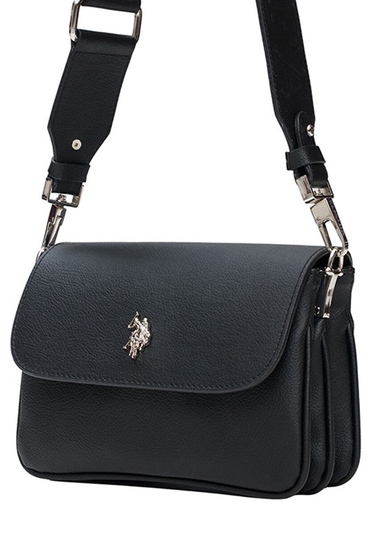 US POLO ASSN - US25600 Kadın Siyah Çapraz Çanta