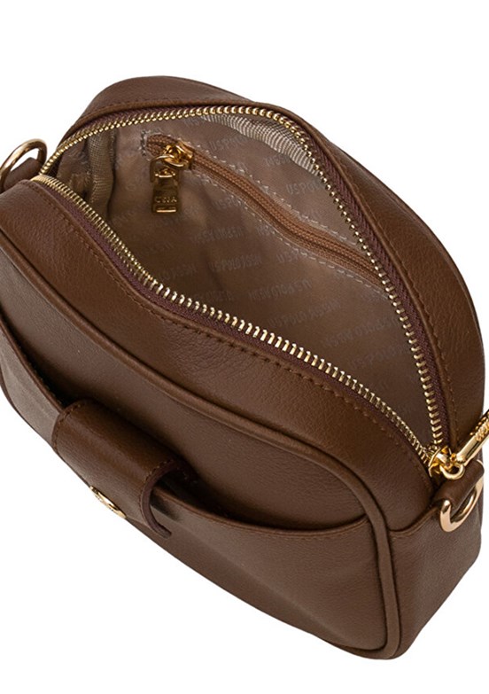 US POLO ASSN - US25602 Kadın Kahverengi Çapraz Çanta
