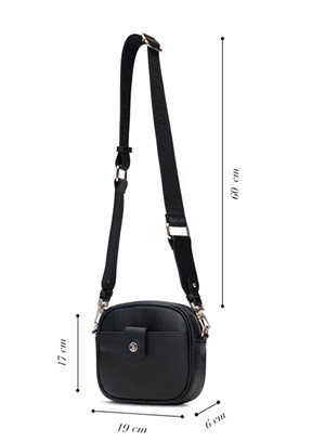 US POLO ASSN - US25602 Kadın Siyah Çapraz Çanta