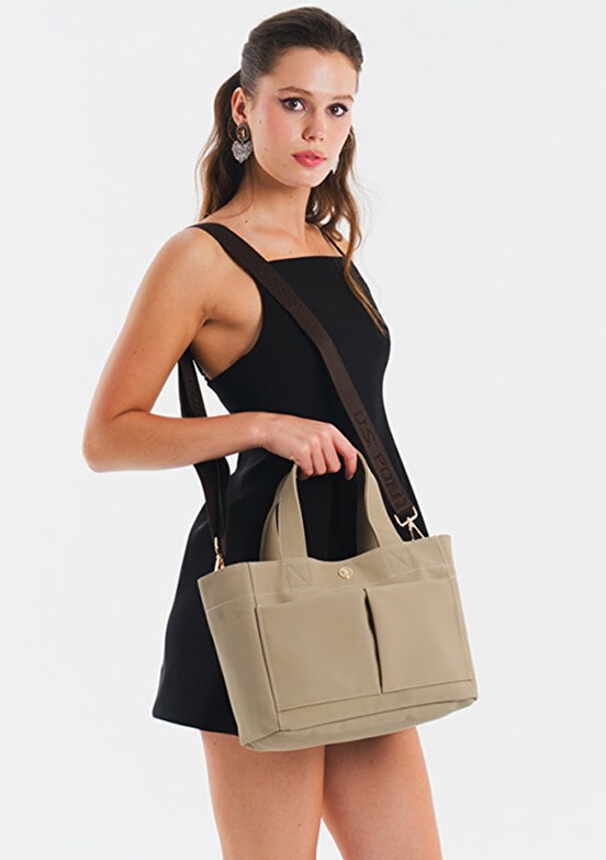 US POLO ASSN - US25654 Kadın Gri Çapraz Çanta