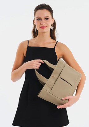 US POLO ASSN - US25654 Kadın Gri Çapraz Çanta