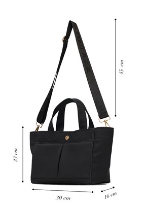 US POLO ASSN - US25654 Kadın Siyah Çapraz Çanta