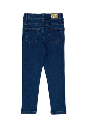 US POLO ASSN Mavi Kız Çocuk Slim Jean Pantolon