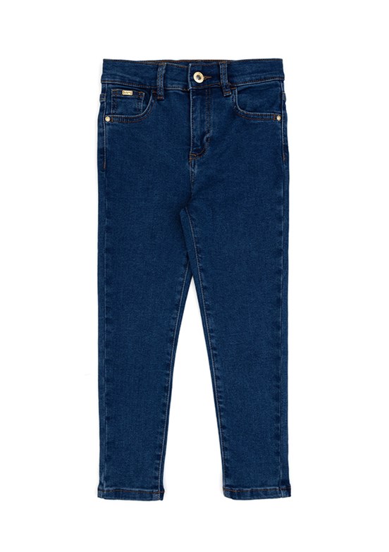 US POLO ASSN Mavi Kız Çocuk Slim Jean Pantolon