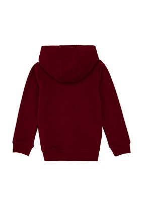 US POLO ASSN Erkek Çocuk Bordo Basic Sweatshirt