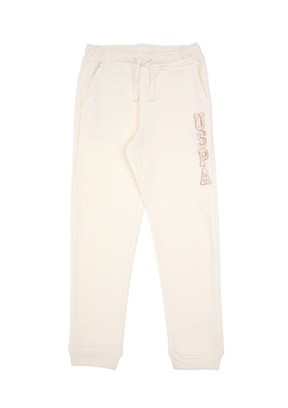 US POLO ASSN Beyaz Kız Çocuk Regular Pantolon