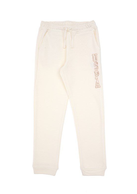 US POLO ASSN Beyaz Kız Çocuk Regular Pantolon