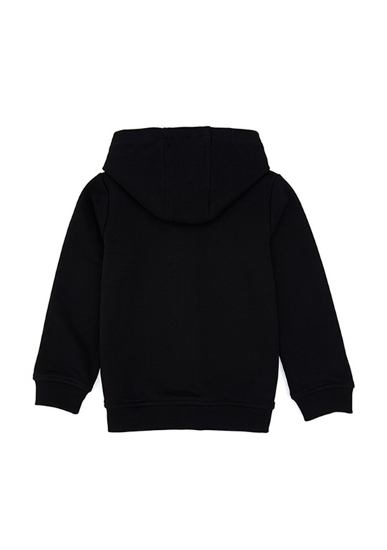 US POLO ASSN Erkek Çocuk Siyah Basic Sweatshirt