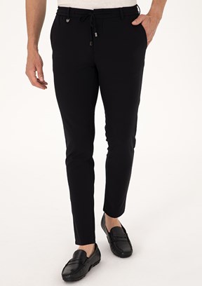 PİERRE CARDİN Siyah Erkek Regular Pantolon