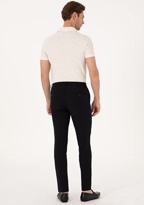 PİERRE CARDİN Siyah Erkek Regular Pantolon