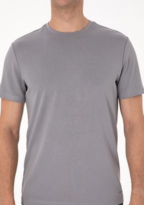 PİERRE CARDİN Gri Erkek Regular T-Shirt