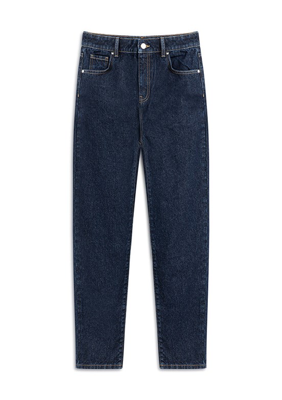 TWİST Lacivert Kadın Mom Fit Jean Pantolon
