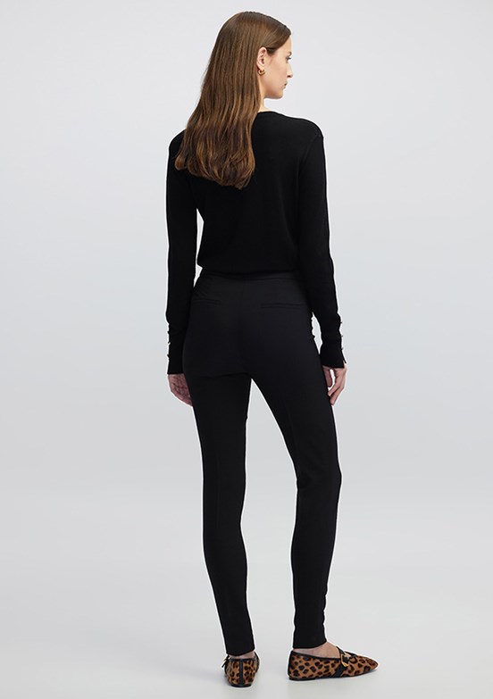 İPEKYOL Siyah Kadın Yüksel Bel Skinny Fit Pantolon