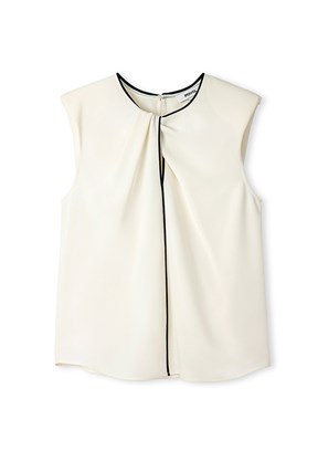 İPEKYOL Beyaz Kadın Basic Bluz