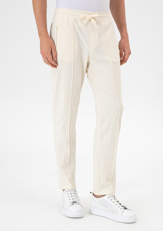 US POLO ASSN Beyaz Erkek Regular Pantolon