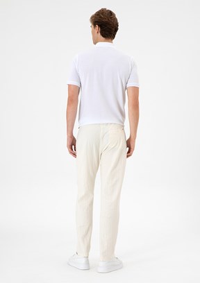 US POLO ASSN Beyaz Erkek Regular Pantolon