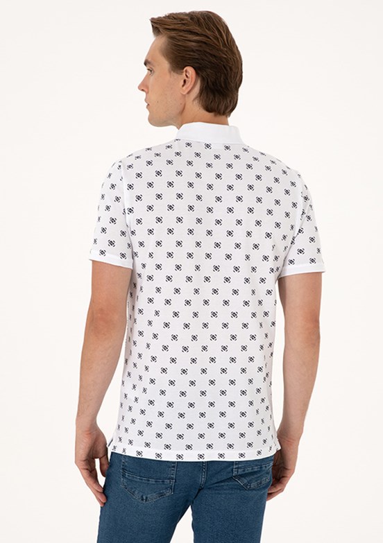 US POLO ASSN Beyaz Erkek Regular T-Shirt