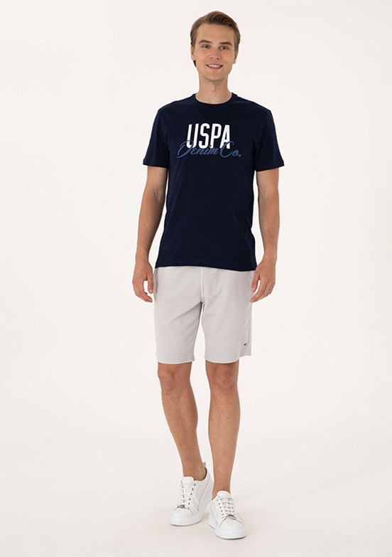 US POLO ASSN Gri Erkek Bermuda Şort