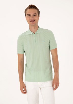 US POLO ASSN Yeşil Erkek Regular T-Shirt
