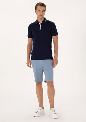 US POLO ASSN Mavi Erkek Bermuda Şort