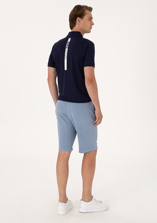 US POLO ASSN Mavi Erkek Bermuda Şort