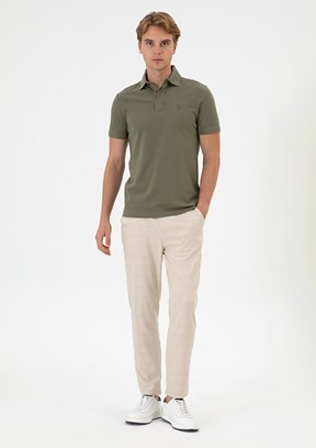 US POLO ASSN Kahverengi Erkek Chino Pantolon