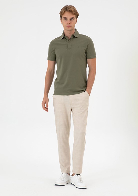US POLO ASSN Kahverengi Erkek Chino Pantolon