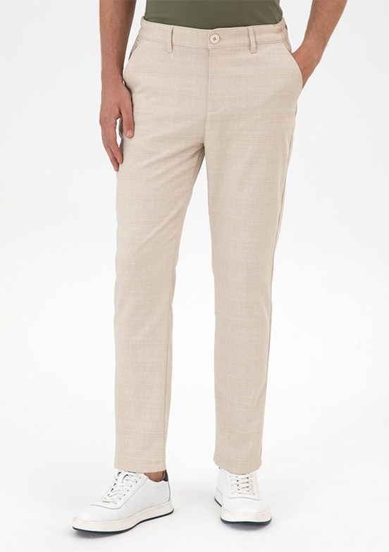 US POLO ASSN Kahverengi Erkek Chino Pantolon