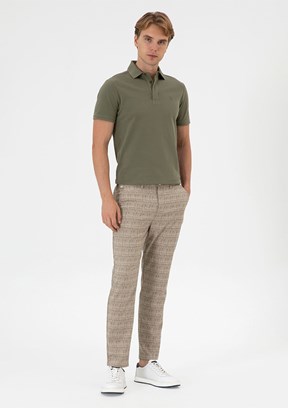 US POLO ASSN Yeşil Erkek Chino Pantolon