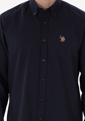 US POLO ASSN Lacivert Erkek Uzun Kol Gömlek