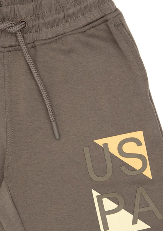 US POLO ASSN Bej Erkek Çocuk Bermuda Şort
