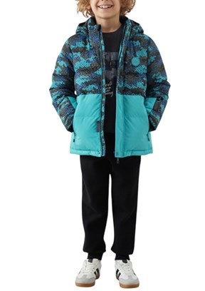 SKECHERS B Puffer  Mavi Erkek Çocuk Şişme Mont
