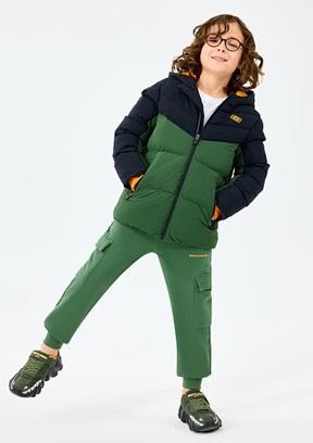 SKECHERS Siyah Erkek Çocuk B Puffer Şişme Mont