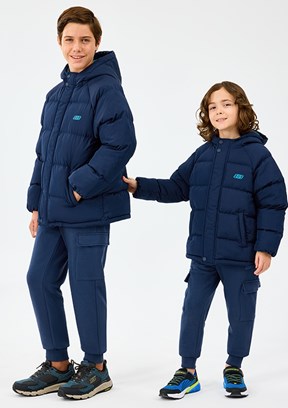 SKECHERS Çok Renkli Erkek Çocuk B Puffer Şişme Mont