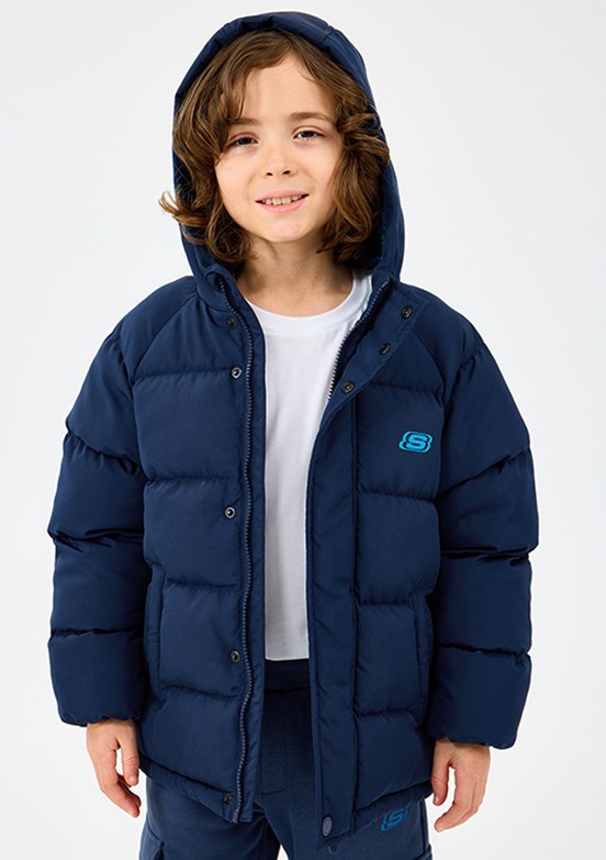 SKECHERS Çok Renkli Erkek Çocuk B Puffer Şişme Mont