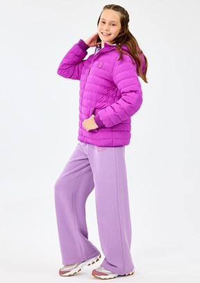 SKECHERS Mor Kız Çocuk G Double Sided Şişme Mont