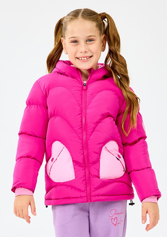 SKECHERS Pembe Kız Çocuk G Puffer Şişme Mont
