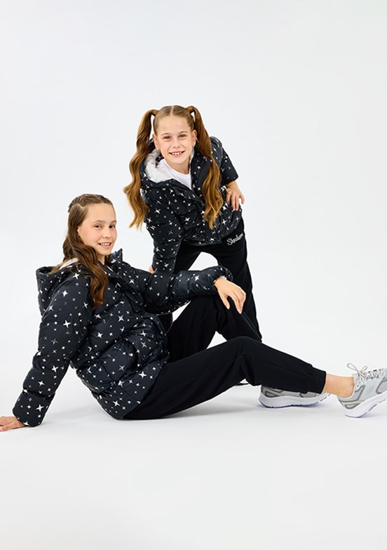 SKECHERS Siyah Kız Çocuk G Puffer Şişme Mont