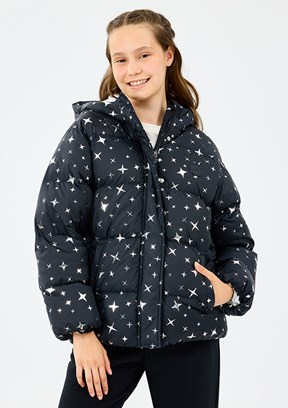 SKECHERS Siyah Kız Çocuk G Puffer Şişme Mont