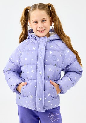 SKECHERS Lila Kız Çocuk G Puffer Şişme Mont