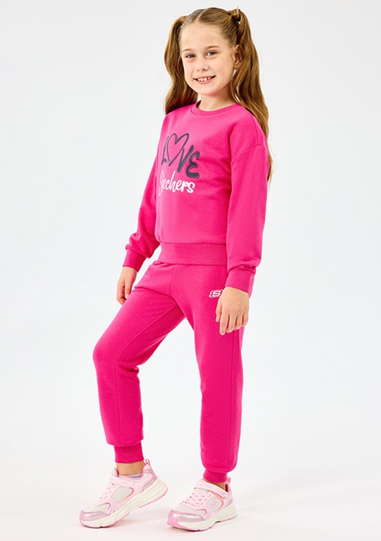 SKECHERS Pembe Kız Çocuk G Essentials Eşofman Altı