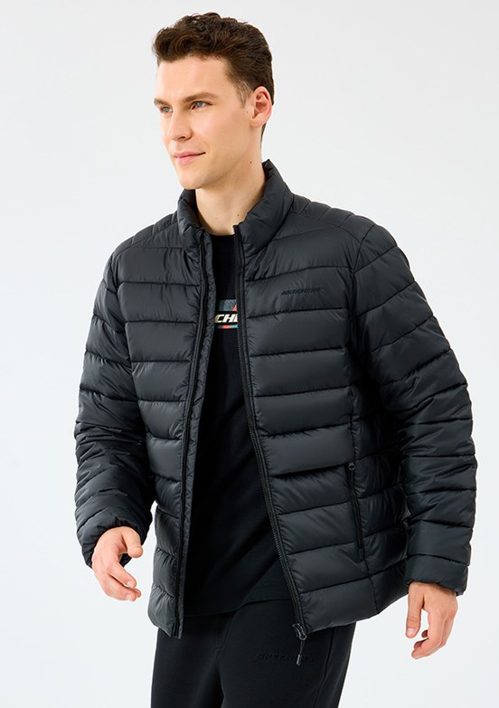 SKECHERS M Essential Outerwear Siyah Erkek Şişme Mont