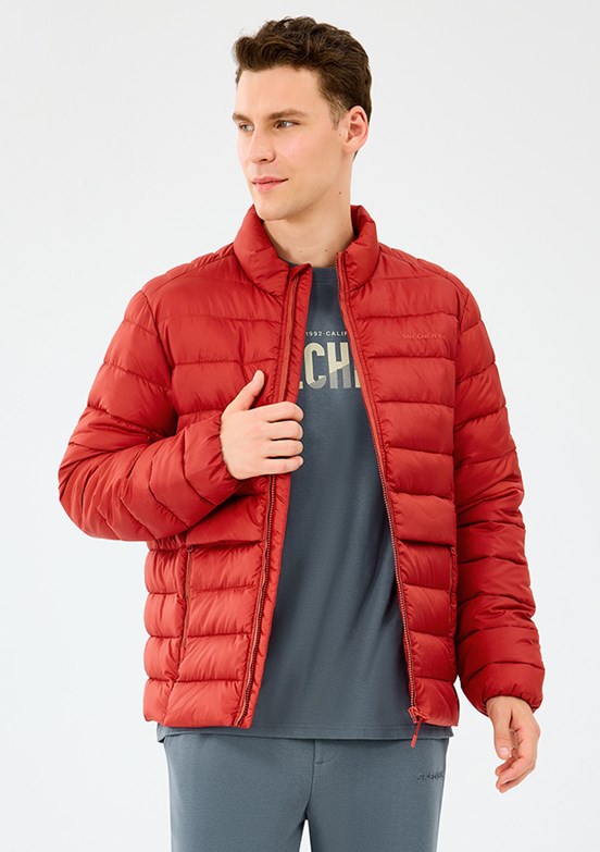 SKECHERS M Essential Outerwear Kırmızı Erkek Şişme Mont