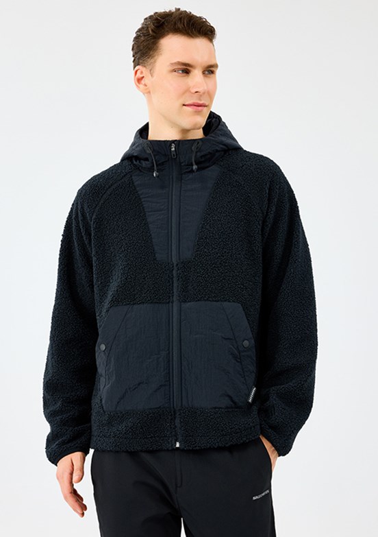 SKECHERS Siyah Erkek M Comfort Kapüşonlu Mont