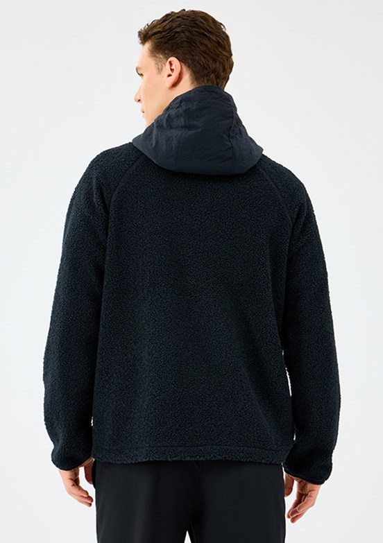 SKECHERS Siyah Erkek M Comfort Kapüşonlu Mont